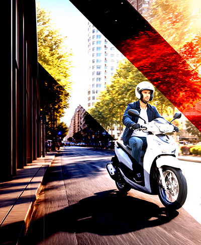 Prenota il tuo scooter Noleggia, accendi, esplora. La città è tua! 